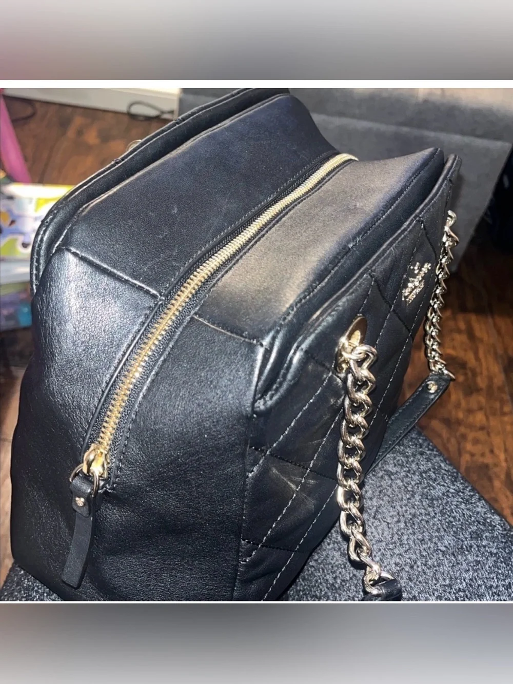 Black Emerson Kate Spade Quilted Purse